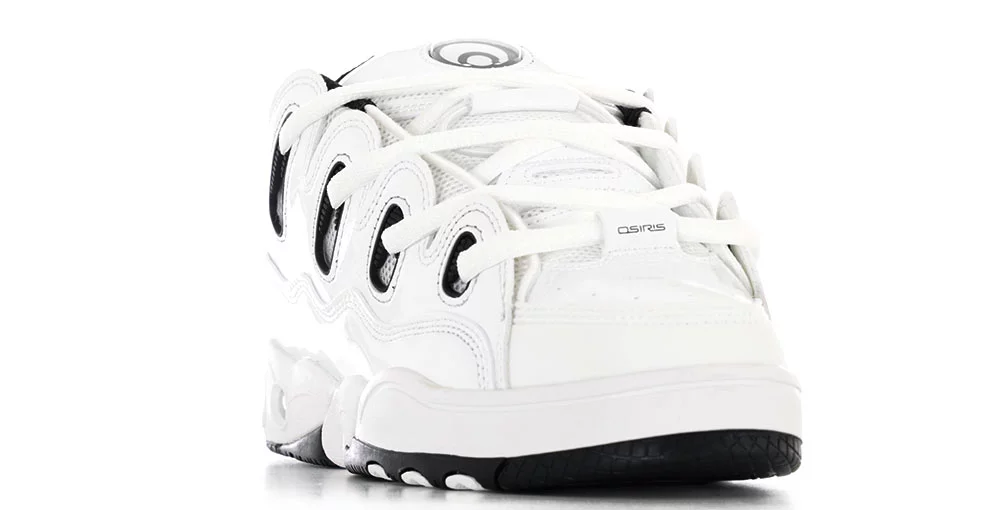 Osiris D3 OG Skate Shoes - white/black | Tactics