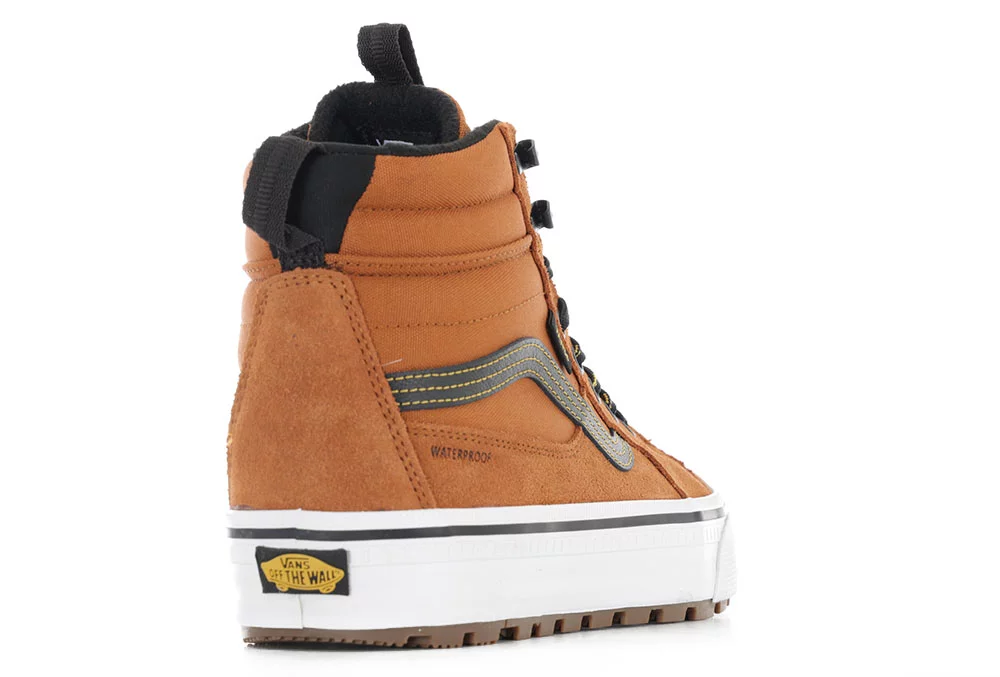 Vans Shoe Boots Mens Size 9.5 Sk8 Hi MTE-1 Brown Gum Insulated Off the Wall Vans Sk8 Hi MTE 1 Sneaker Boot Brown Gum Mens Sherpa New  main image 2
