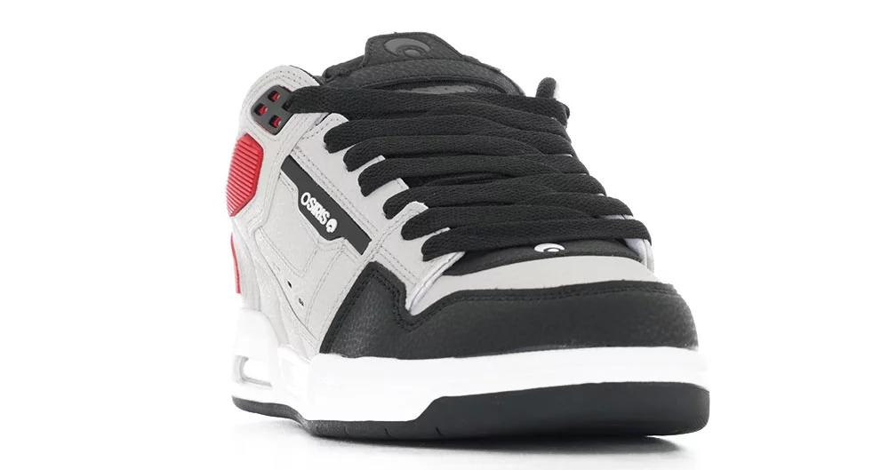 Osiris Peril Skate Shoes - grey/black/red | Tactics