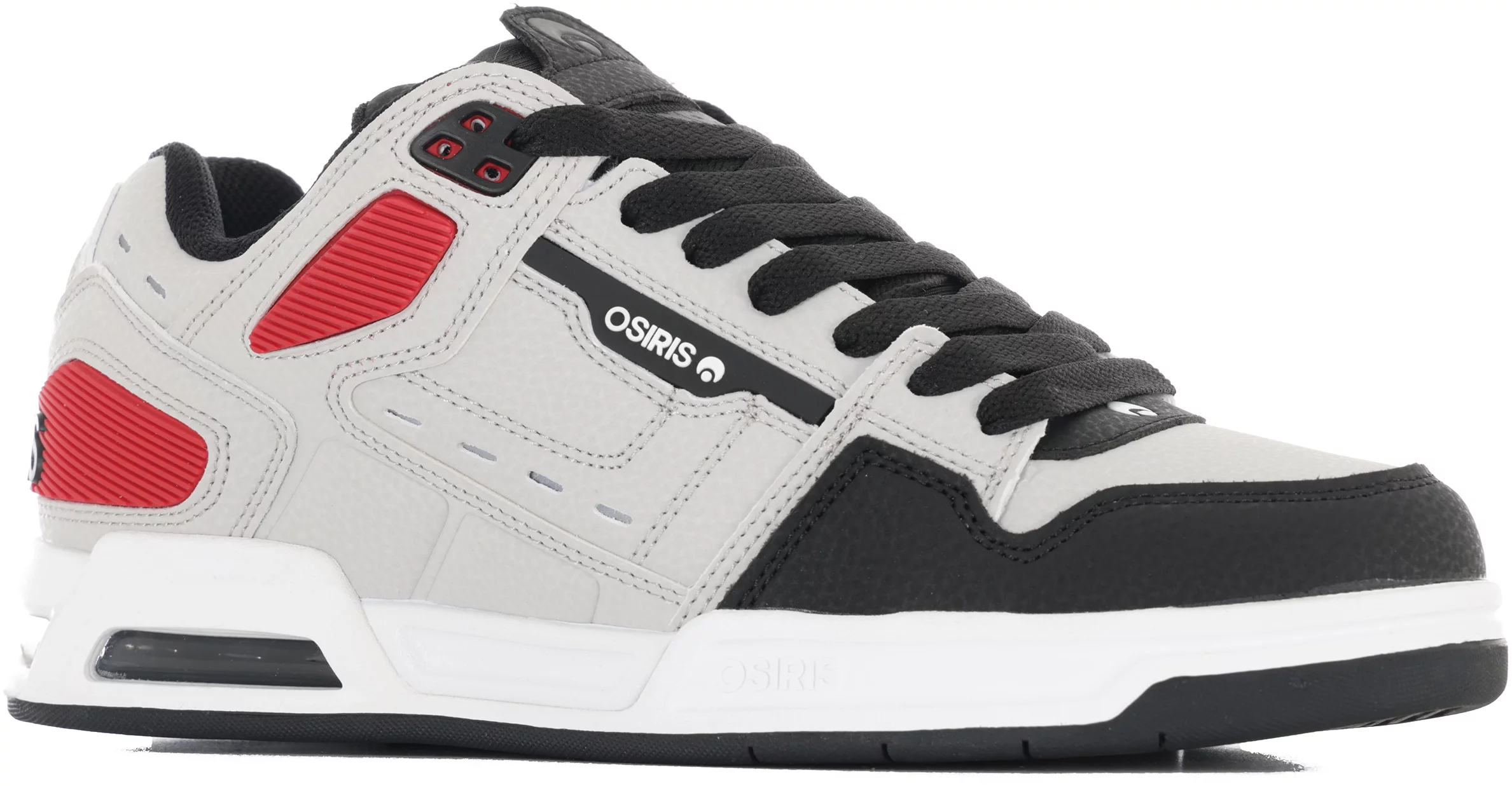 (取寄) オサイラス メンズ ペリル Osiris men Peril Grey/Black/Red Osiris Peril Skate Shoes - grey/black/red | Tactics