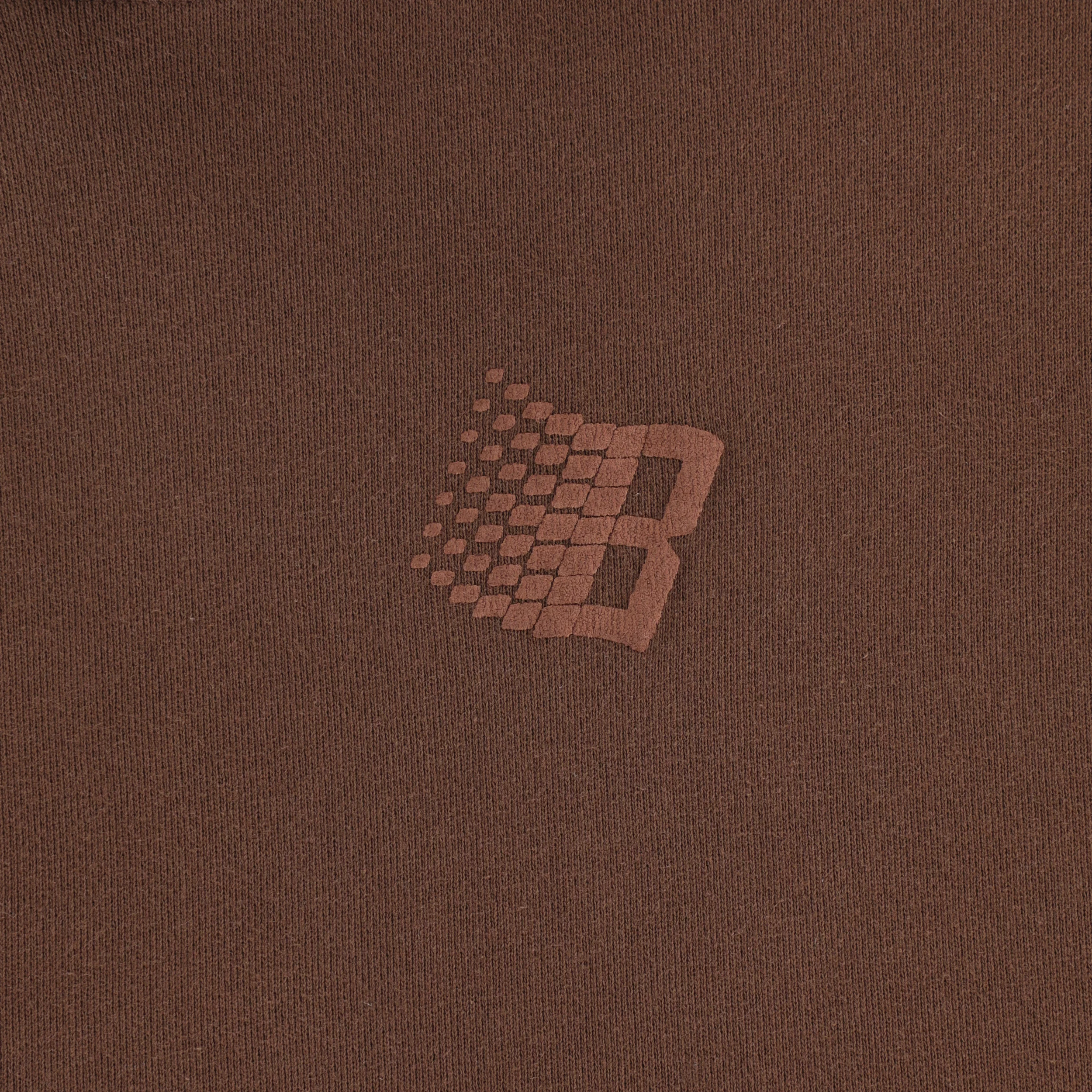 Bronze 56k B Logo Puff Print Hoodie - brown | Tactics