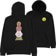 Krooked Quartersnacks Snackman Hoodie - black