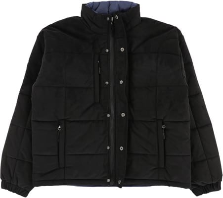Bronze 56k Faux Suede Puffer Jacket - black | Tactics