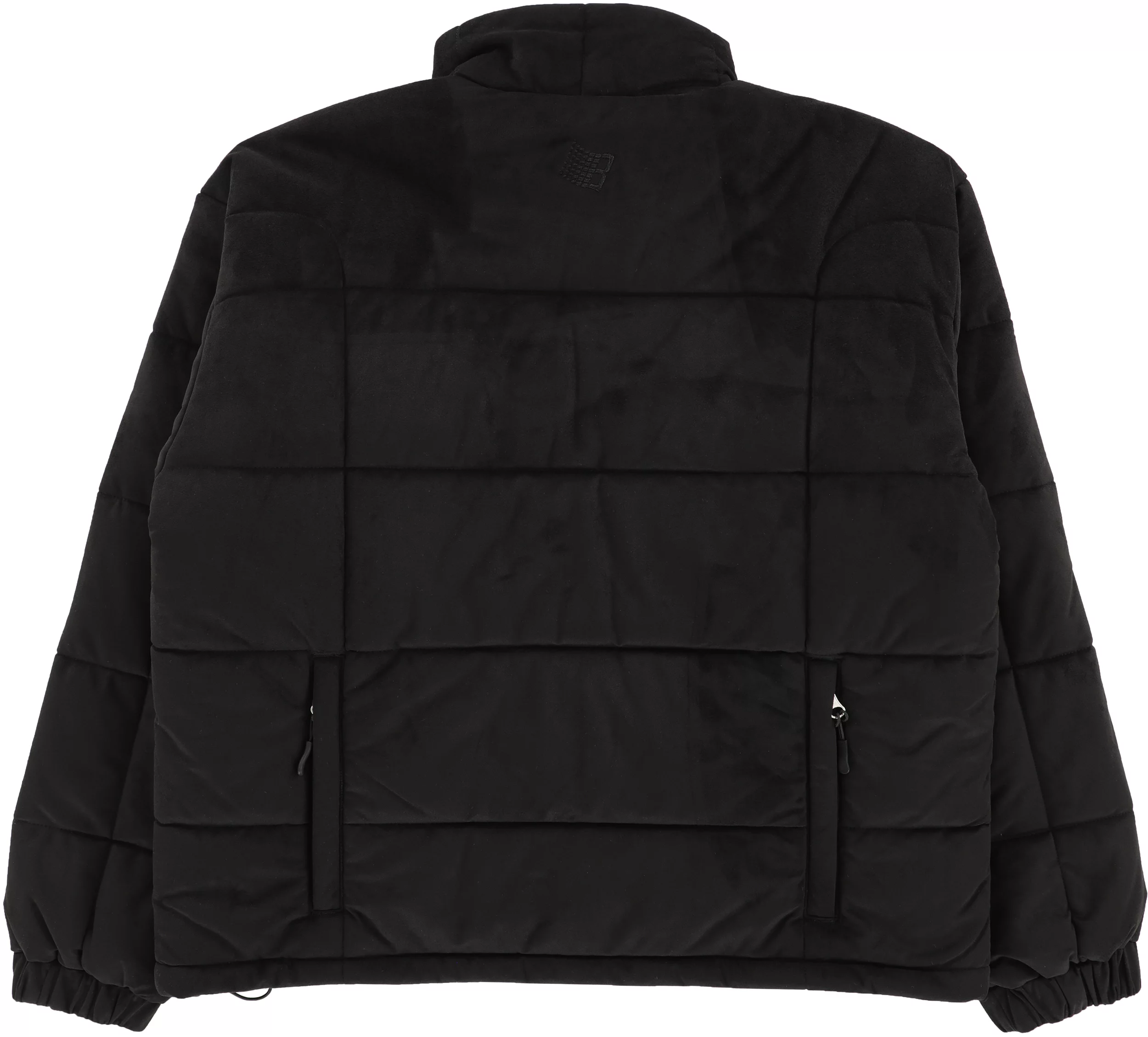 Bronze 56k Faux Suede Puffer Jacket - black | Tactics