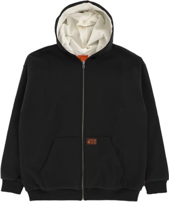 Volcom Axestone Workwear Lined Fleece Zip Hoodie - black - view large