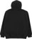 Volcom Axestone Workwear Lined Fleece Zip Hoodie - black - reverse