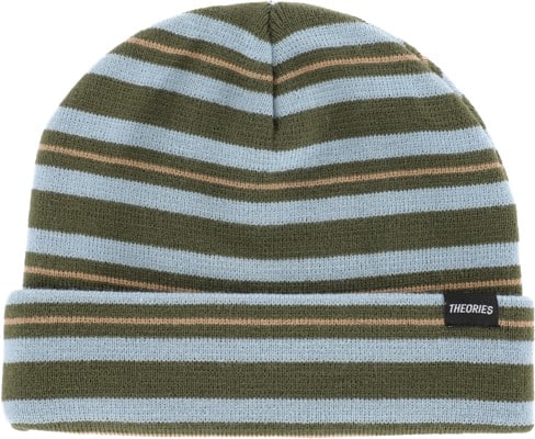 Theories New School Beanie - evergreen/sky blue - view large