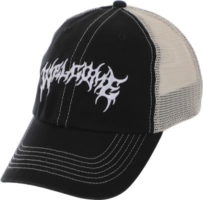 Welcome Barb Contrast Stitch Trucker Hat - black - view large