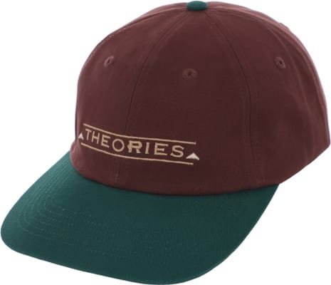 Theories Palmer Snapback Hat - burgundy/forest - view large