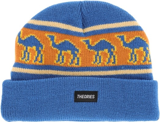 Theories Sahara Beanie - blue/burnt orange - view large