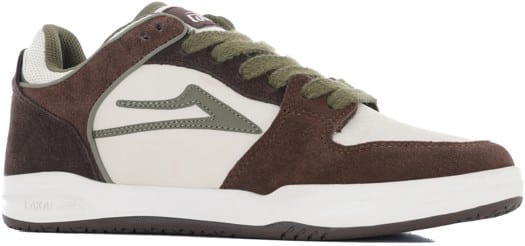 Lakai Telford Low Skate Shoes - chestnut suede/birch brown - view large