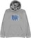 Polar Skate Co. Cut Outs Hoodie - heather grey