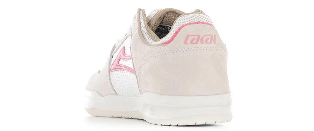 Lakai Telford Low Skate Shoes - fog suede/strawberry | Tactics