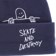 Thrasher Gonz Sad Fold Beanie - navy - front detail