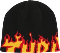 Thrasher Flame Beanie - black