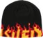 Thrasher Flame Beanie - black - reverse
