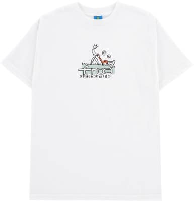 Frog Lawn Mower Man T-Shirt - white - view large