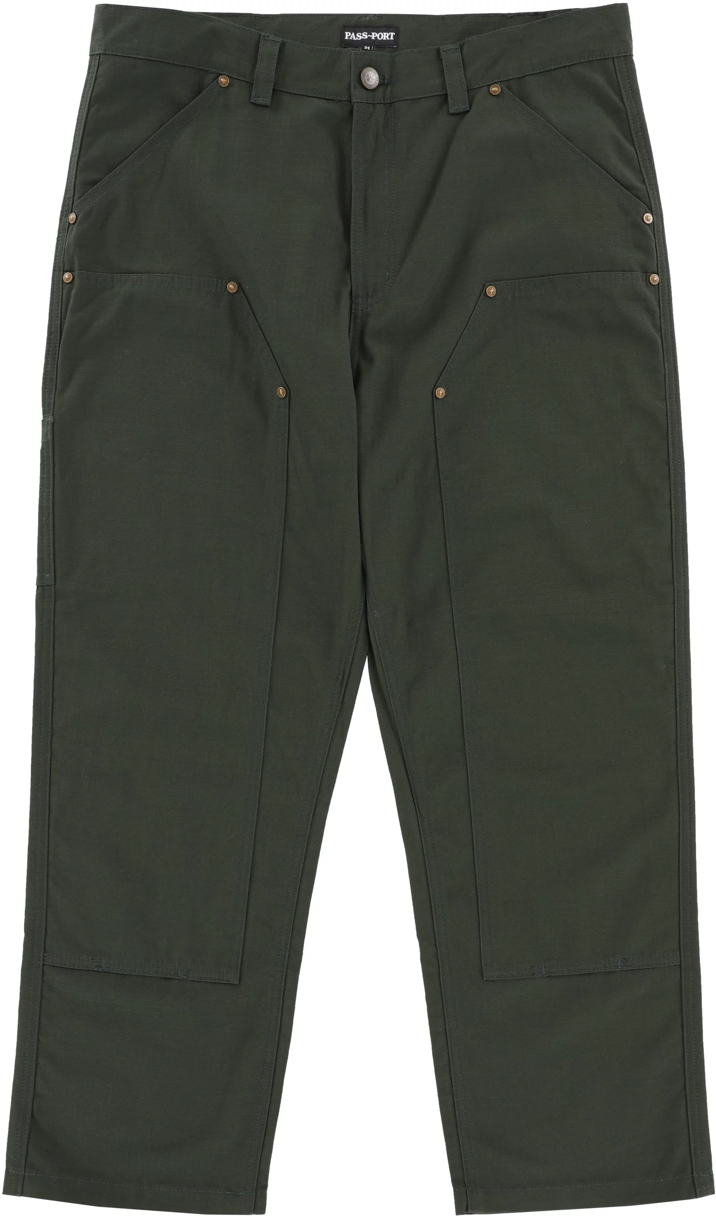 Passport Ripstop Double Knee Diggers Club Pants - dark green | Tactics