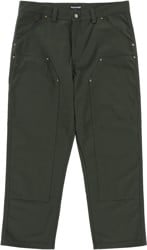 Passport Ripstop Double Knee Diggers Club Pants - dark green