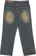 Passport Workers Club Bootcut Jeans - sandblasted blue - reverse