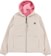 Burton AG Reversible Sherpa Jacket - stone grey/plush pink - front