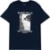 GX1000 Bomb Hills Not Countries T-Shirt - navy/grey
