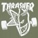 Thrasher Spitfire Thrash & Burn T-Shirt - military green - front detail
