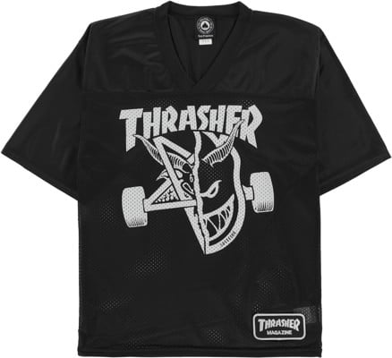 Thrasher Spitfire Thrash & Burn Football Jersey - black - view large
