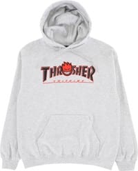 Thrasher Spitfire Big Head Outline Hoodie - ash grey