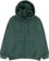 Passport Solid Workers Zip Hoodie - washed forest green
