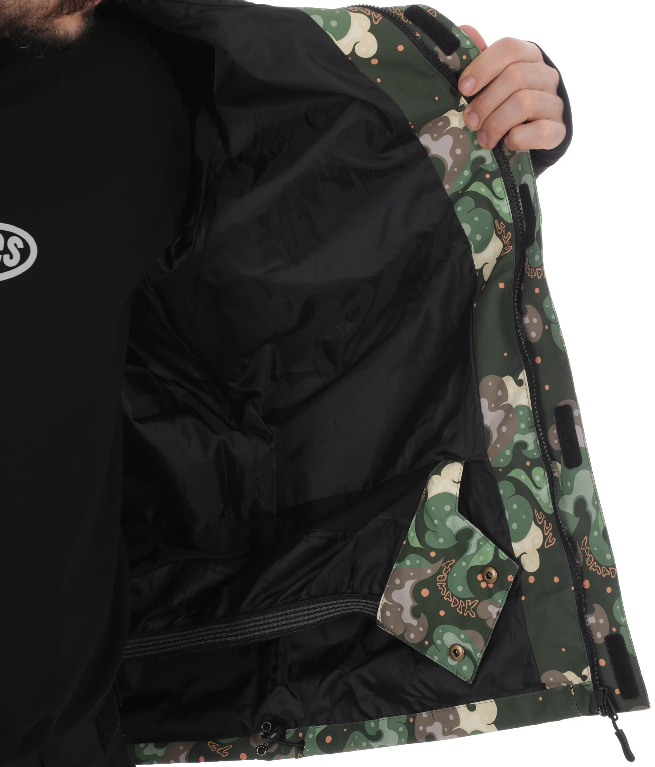 スノーボード nomadik 777 green XL Nomadik 777 Jacket - green camo | Tactics