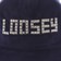 Loosey Studded Snapback Hat - navy corduroy - front detail