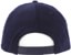 Loosey Studded Snapback Hat - navy corduroy - reverse