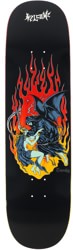 Welcome Townley Evermore 8.5 Enenra Shape Skateboard Deck - black/fire stain