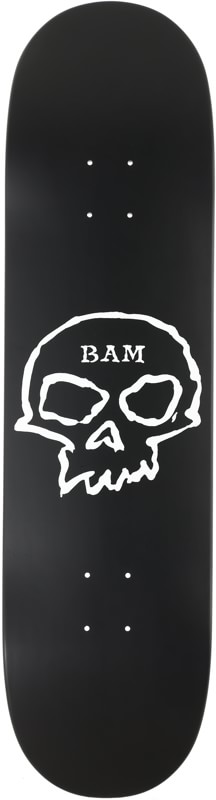 Bam Single Skull 8.5 Skateboard Deck