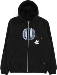 Theories Pollinate Zip Hoodie - black