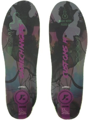 Footprint Gamechangers Hi Profile Custom Insoles - black camo/purple - view large