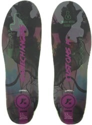 Footprint Gamechangers Hi Profile Custom Insoles - black camo/purple