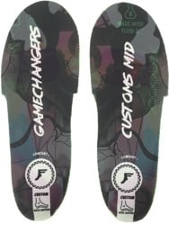 Footprint Gamechangers Mid Profile Custom Insoles - black camo/white
