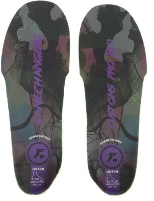 Footprint Gamechangers Pro Mid Custom Insoles - black camo/purple - view large