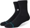 Stance Icon Quarter 3-Pack Sock - black