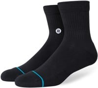 Stance Icon Quarter 3-Pack Sock - black