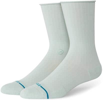 Stance Women's Rolled Solid Crew Socks - pale blue - view large