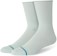 Stance Women's Rolled Solid Crew Socks - pale blue