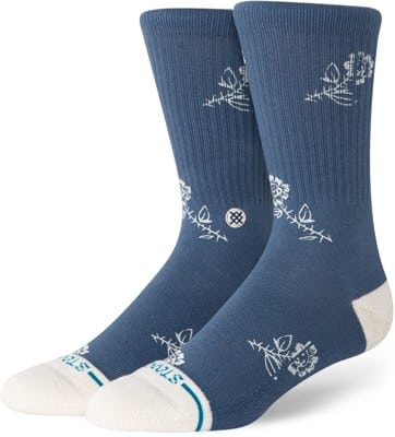 Stance Women's Petite Bloom Crew Socks - sea blue - view large