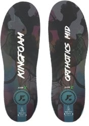 Footprint Kingfoam Orthotics 6mm Insoles - black camo/white