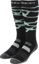 Burton Performance Midweight Snowboard Socks - soft sage camo