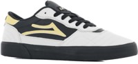 Lakai Cambridge Skate Shoes - white/banana/black