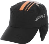 Smooth18 18 Flap Cap Hat - black