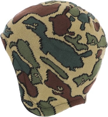 Smooth18 Ear Flap Beanie - tortoise camo green - view large